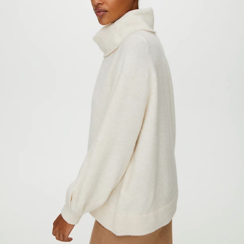 New Aritzia The Group Adichie Wool Sweater in Black - Picture 4 of 7